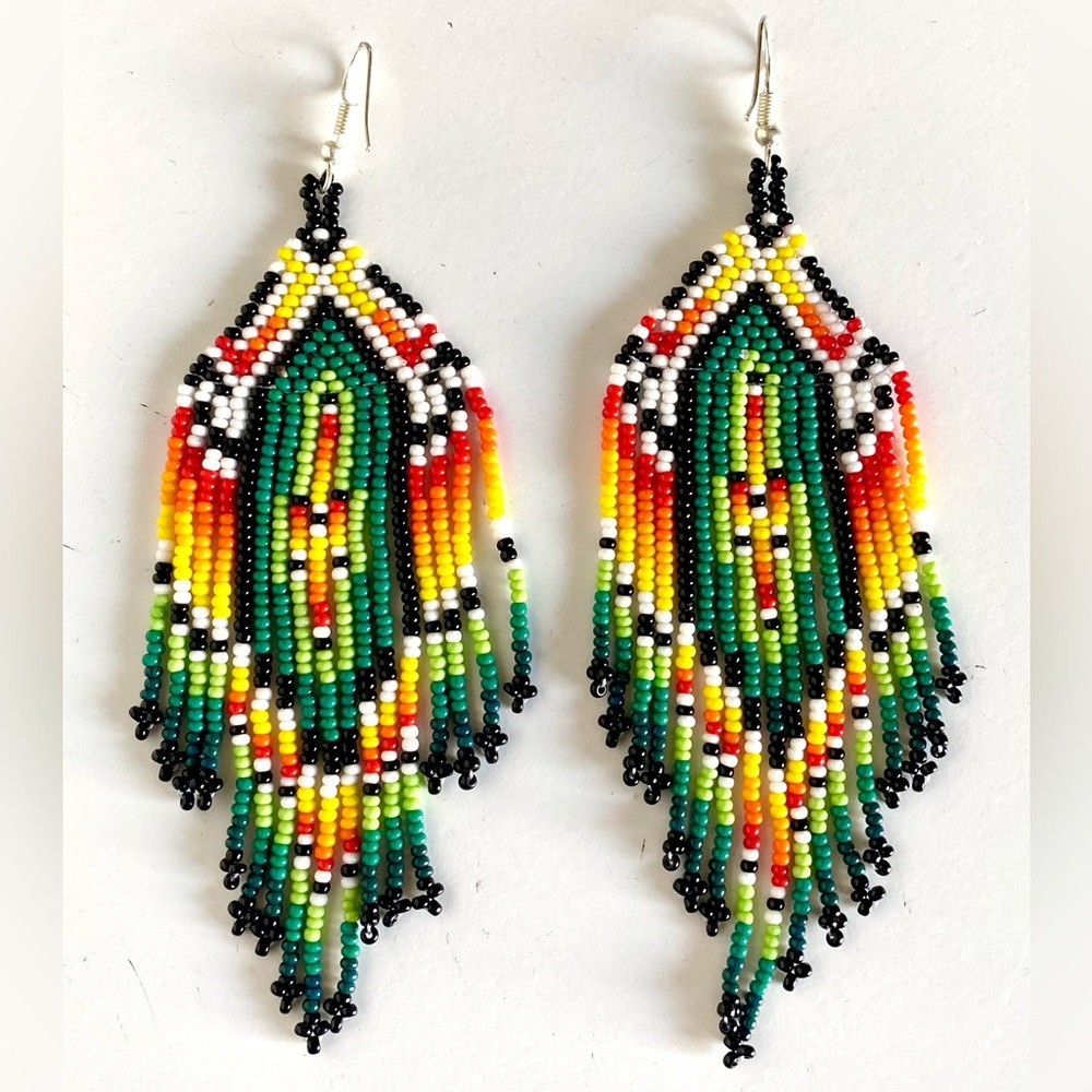 Cali Seed Bead Earrings